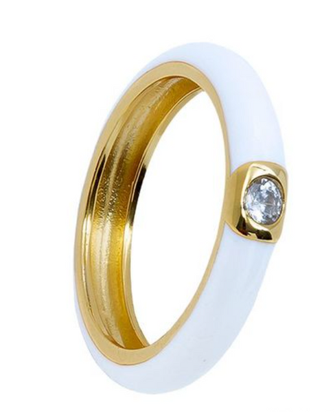 Damaris ring, White