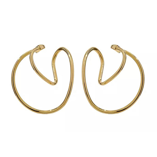 Gold Earcuff Earrings