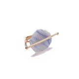 Marble gold ring
